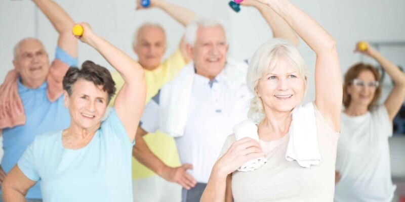 Фитнес пожилым людям